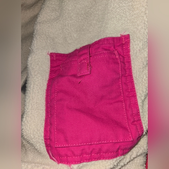 C.E. Schmidt Women's 3XL Canvas Jacket With Fleece Lining In Bright Pink - Picture 4 of 12